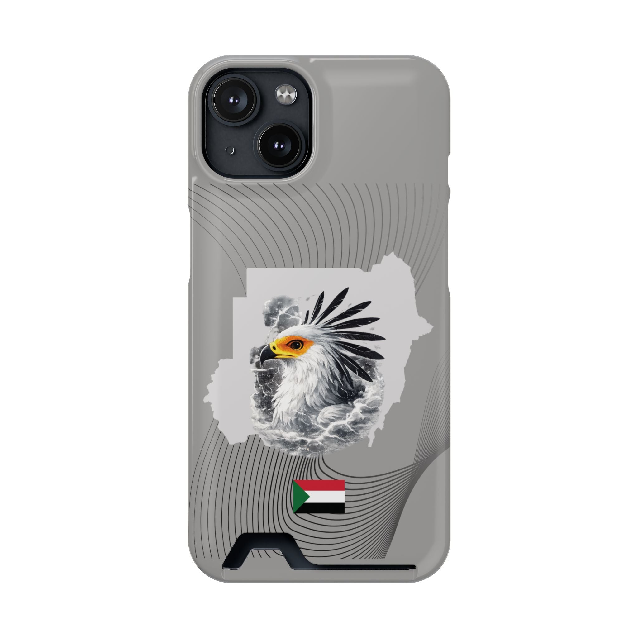 Sudan Eagle & Flag Protective Phone Case | جراب كفر علم وخريطة السودان