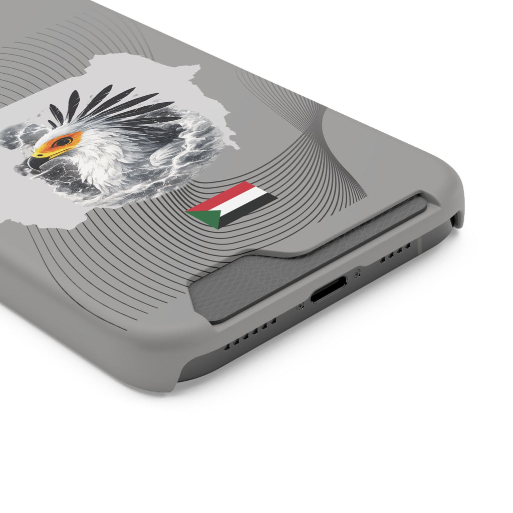 Sudan Eagle & Flag Protective Phone Case | جراب كفر علم وخريطة السودان