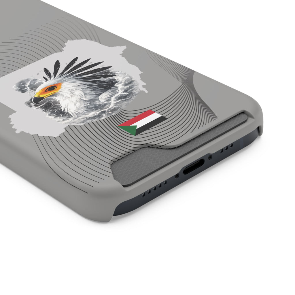 Sudan Eagle & Flag Protective Phone Case | جراب كفر علم وخريطة السودان