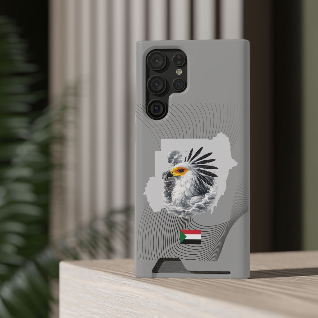 Sudan Eagle & Flag Protective Phone Case | جراب كفر علم وخريطة السودان