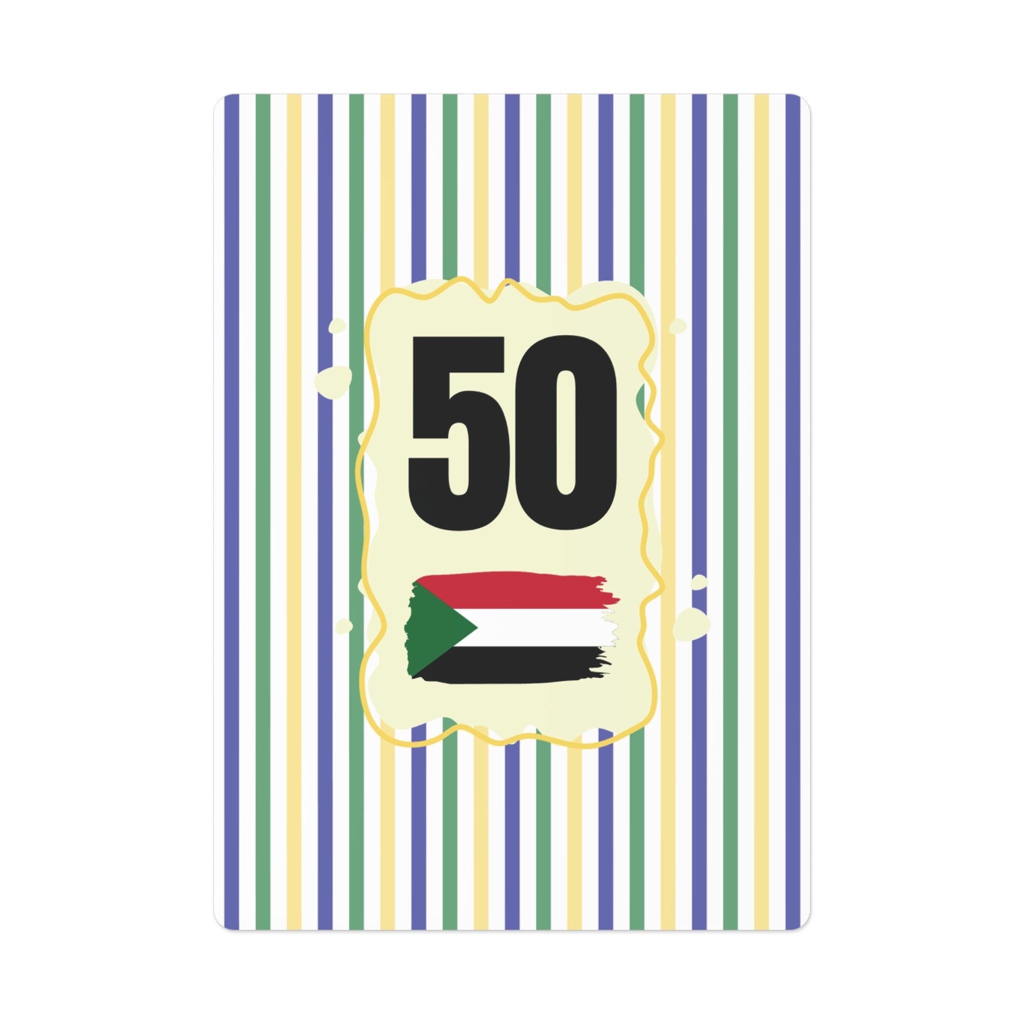 Playing Cards | كتشية 50 سودانية | كشتينة اصلية