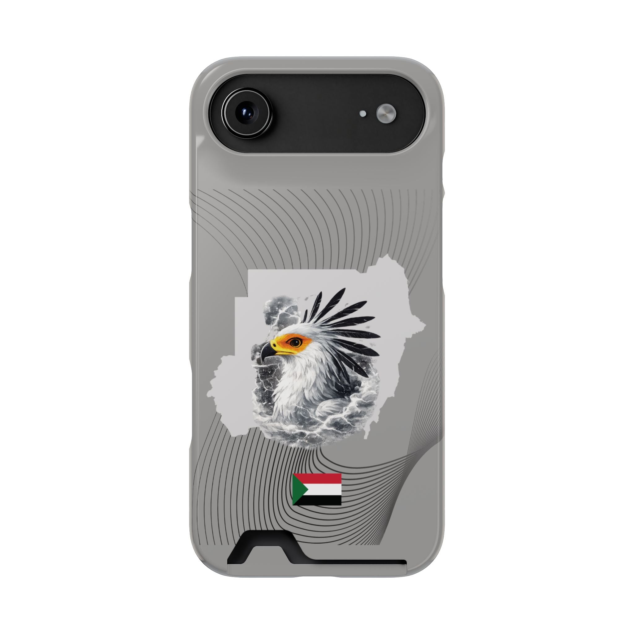 Sudan Eagle & Flag Protective Phone Case | جراب كفر علم وخريطة السودان