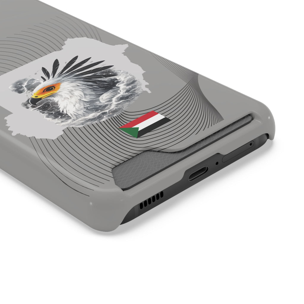 Sudan Eagle & Flag Protective Phone Case | جراب كفر علم وخريطة السودان