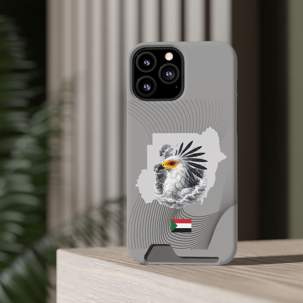 Sudan Eagle & Flag Protective Phone Case | جراب كفر علم وخريطة السودان